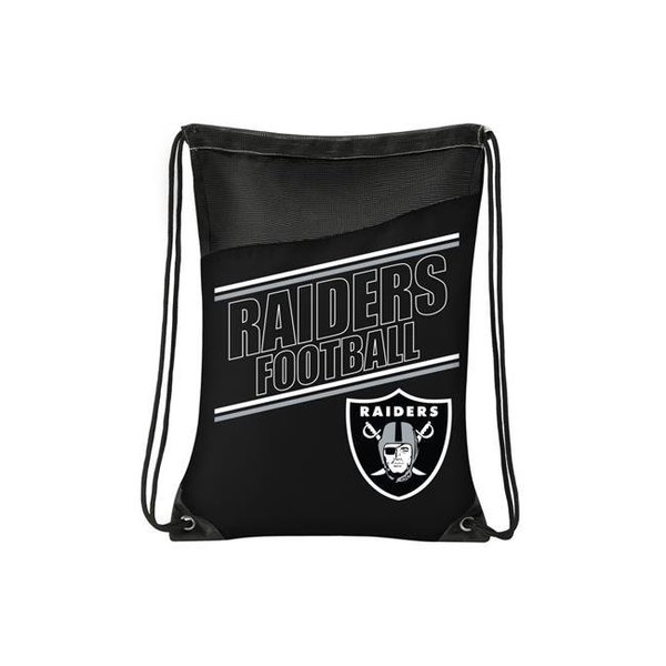 Northwest Northwest 9060413906 Oakland Raiders Incline Style Backsack - 16 x 13.5 in. 9060413906